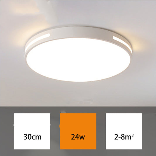 Color: A1A - Led Ceiling Lamp Round Acrylic Room Lamp Simple Modern Bedroom Lamp