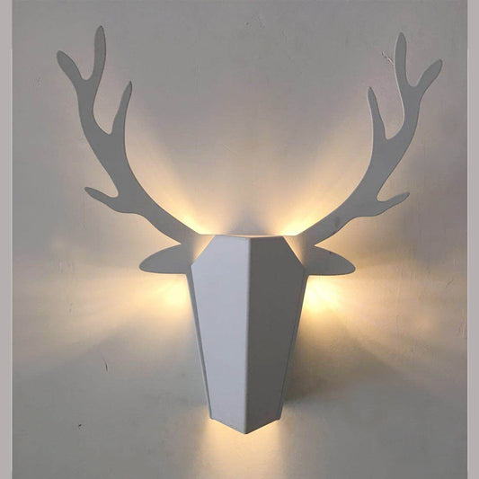 Color: White, style: White ligHt - Decorative living room wall lamp