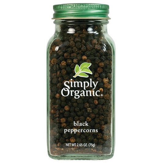 Simply Organic Black Peppercorns (1x2.65 Oz)