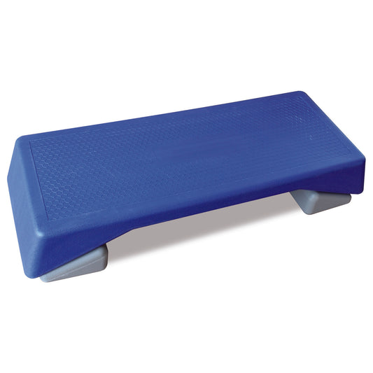 Aerobics Step Platform Height-Adjustable Fitness Equipment Stepper Trainer Exercise Step Platform Sliding Lifting Pad Blue
