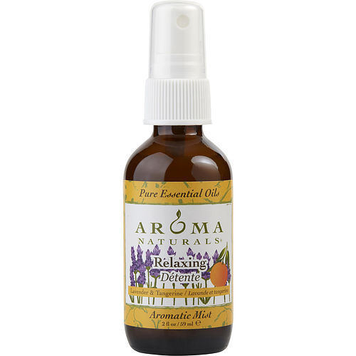 RELAXING AROMATHERAPY by Relaxing Aromatherapy AROMATIC MIST SPRAY 2 OZ. COMBINES THE ESSENTIAL OILS OF LAVENDER AND TANGERINE TO CREATE A FRAGRANCE THAT REDUCES STRESS.