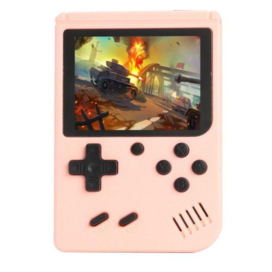 Handheld Game Console Portable Retro Video Game 1020mAh 8 Bit 3.0 Inch LCD Screen With 500 Classic FC Games pink