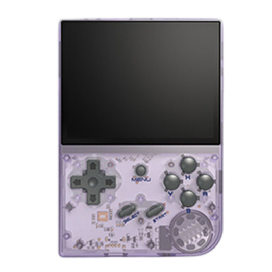 RG35XX Retro Handheld Game Console with 3.5-Inch Screen Rechargeable Game Machine Purple 128gb
