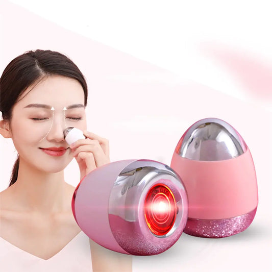 FACIAL MASSAGER, with both red light therapy and EMS micro-current technology to provide a complete skincare experience, remove wrinkles, increases collagen production, and even out skin tone. The EMS micro-currents lifts and firms the skin for a more you