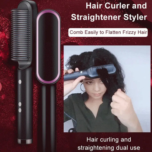 Hair Straightener (Electric Hair Curls Straightener)
