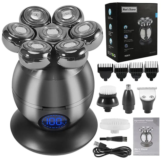 GROOMING KIT - Men grooming kit Wet Dry electric shaver, Durable, Precise shave, IP68 waterproof, Efficient and versatile way to shape, trim and define their style