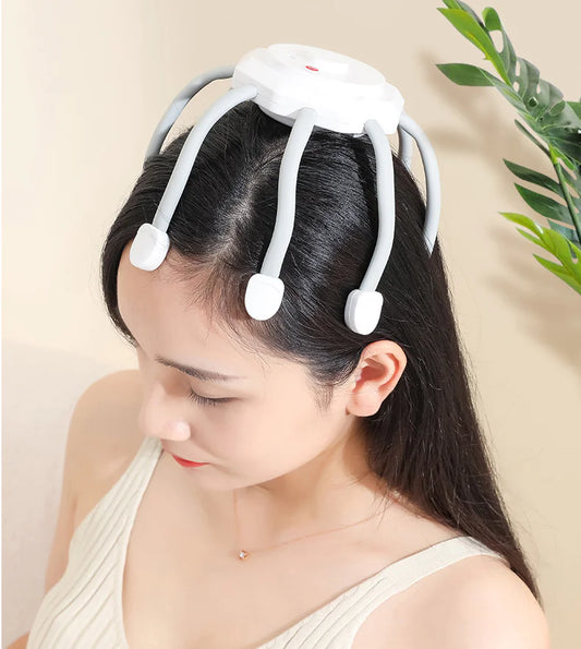 OCTOPUS SCALP MASSAGER™, soothing and invigorating scalp massage experience, gently stimulates the scalp, promoting relaxation and relieving tension, improve blood circulation and promote a sense of overall well-being