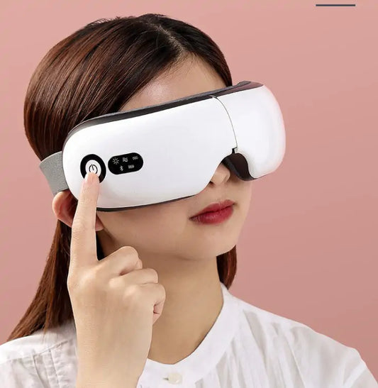 EYE MASSAGER, Uses gentle vibrations to relax the muscles around the eyes