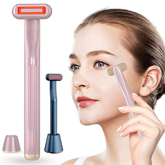 EYE WAND, 4 in 1 Eye wand and Massager with EMS micro current, heat, red light, and vibration, smart-touch activation, 360° rotation, provides comprehensive and relaxing experience, easy to use, target every area around your eyes