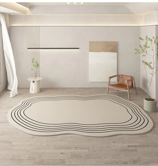 CARPETS - Cream Color Oval Carpets