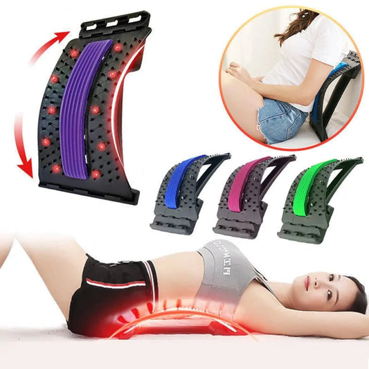 BACK MASSAGER, Multi-Level Adjustable Back Massager with ABS plastic + sponge pad